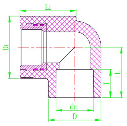 14 冷熱水 內(nèi)螺紋90°彎頭（嵌銅）.jpg